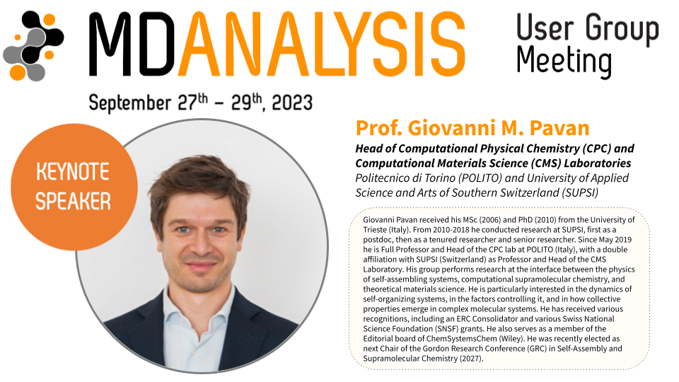 Prof. Giovanni M. Pavan Speaker Card Prof. Giovanni M. Pavan Speaker Card