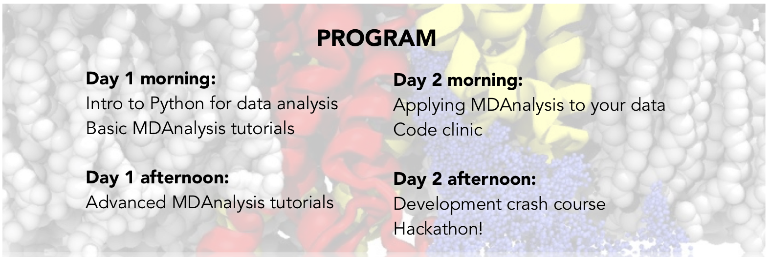 Workshop program details